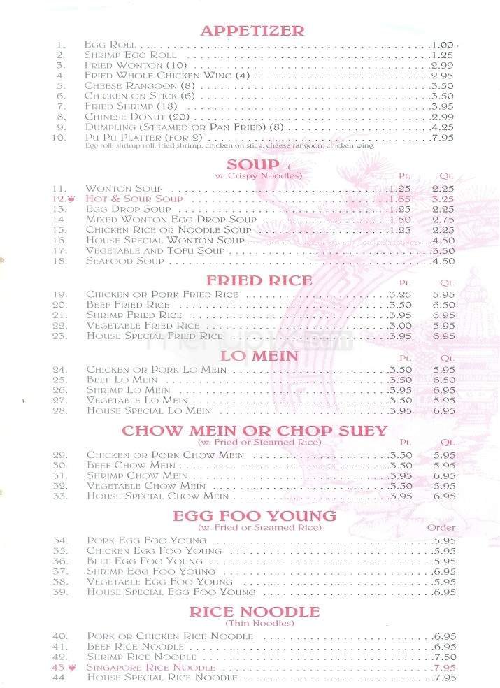Menu page 2
