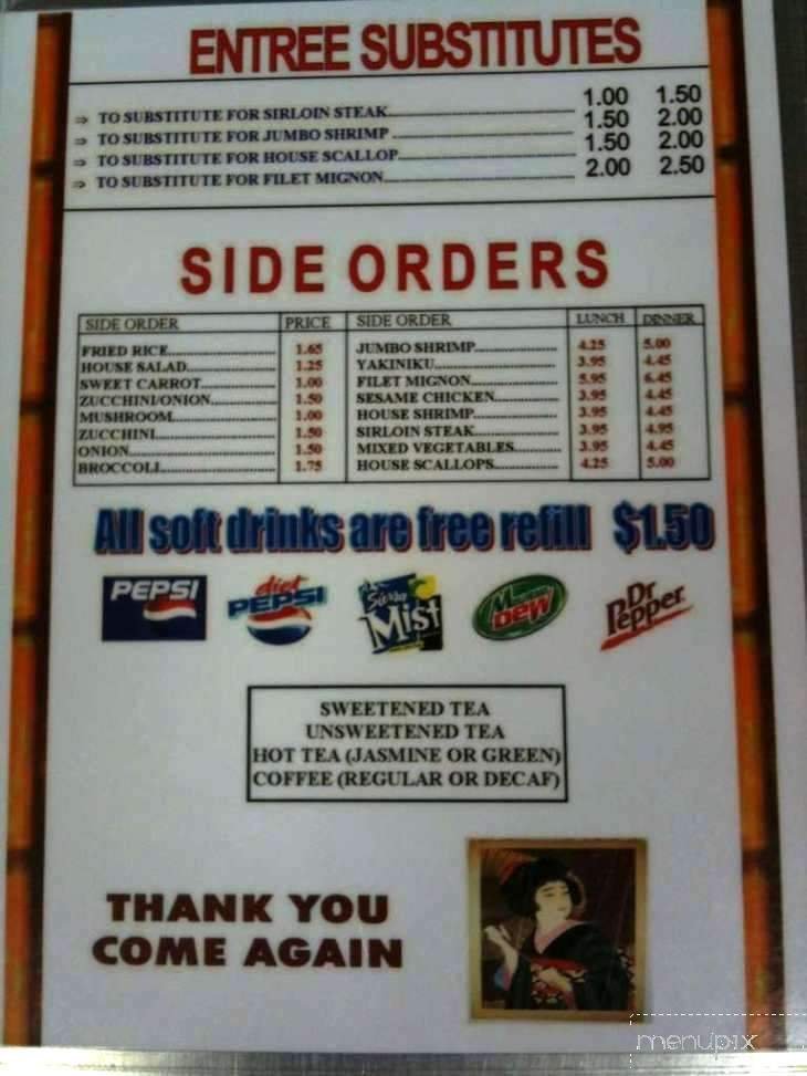 Menu page 2