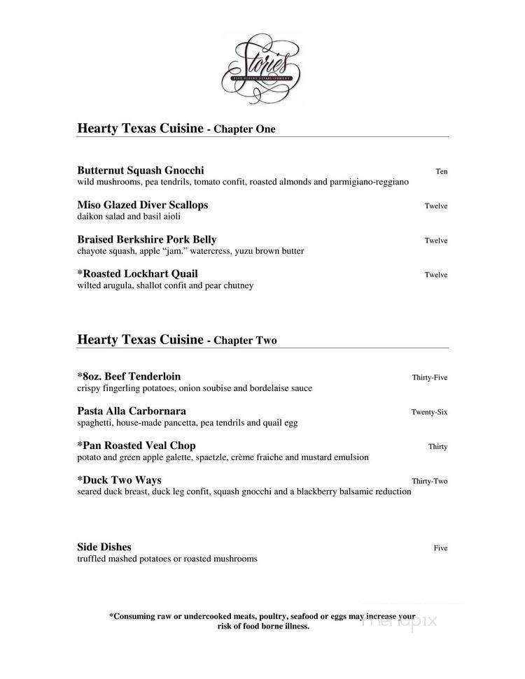 Menu page 2