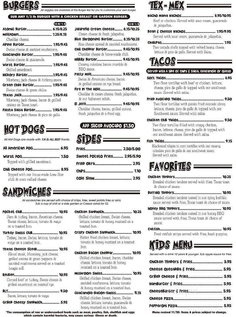 Menu page 2