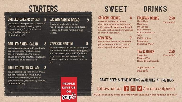 Menu page 2