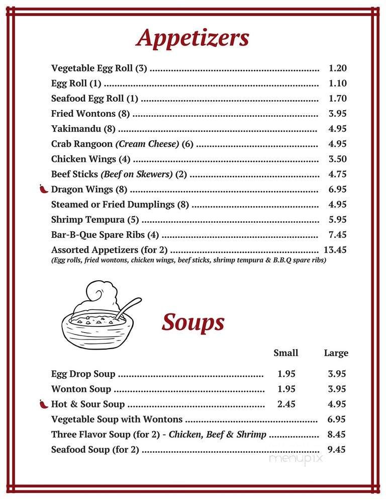 Menu page 2