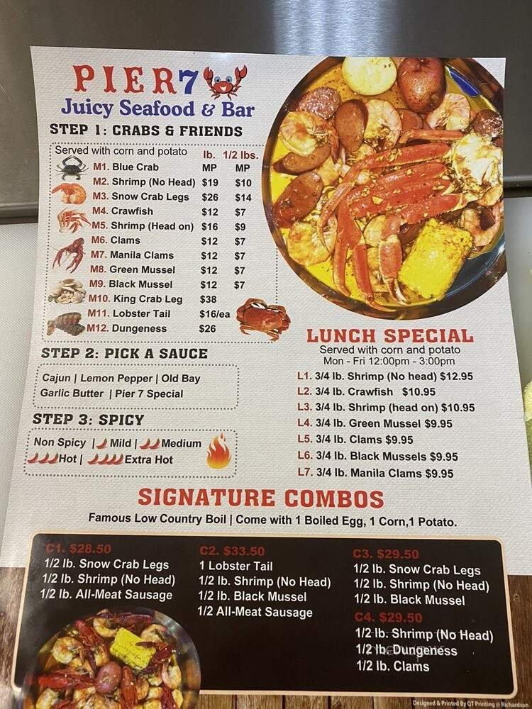 Menu page 1