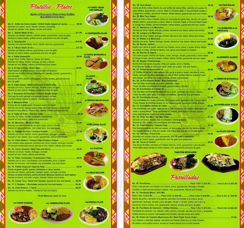 Menu page 2