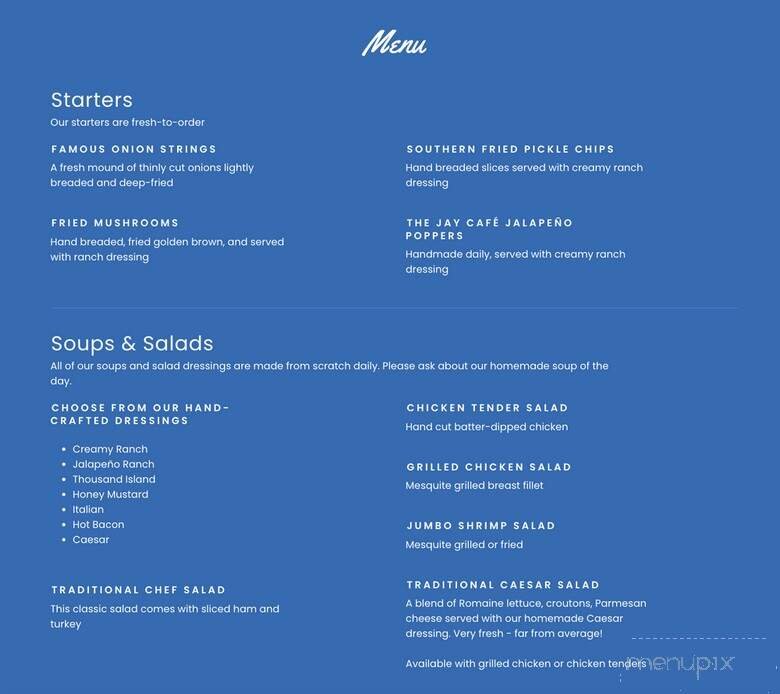 Menu page 2