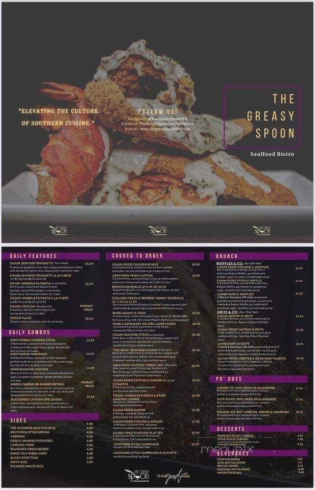 Menu page 1