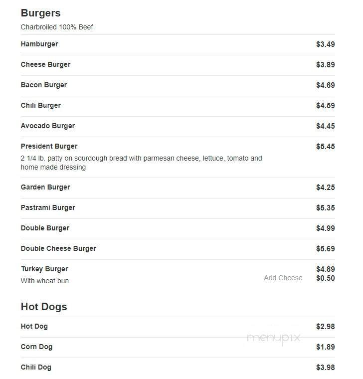 Menu page 2