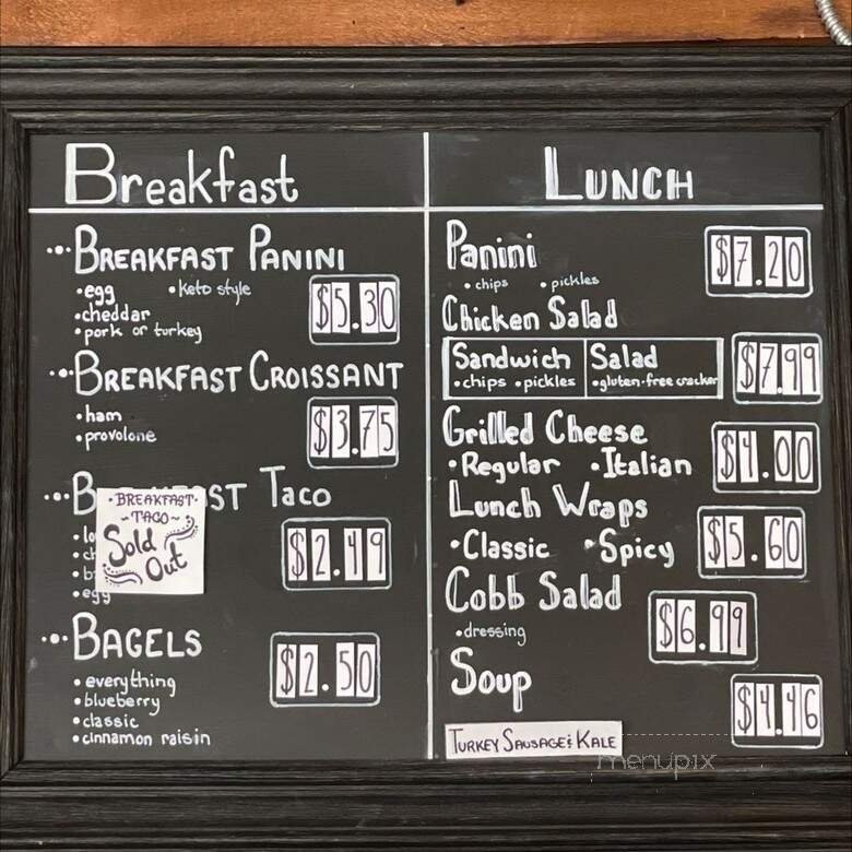Menu page 2