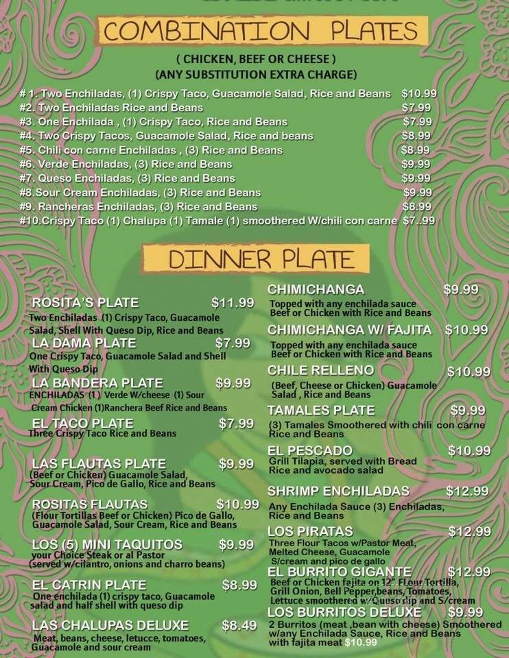 Menu page 2