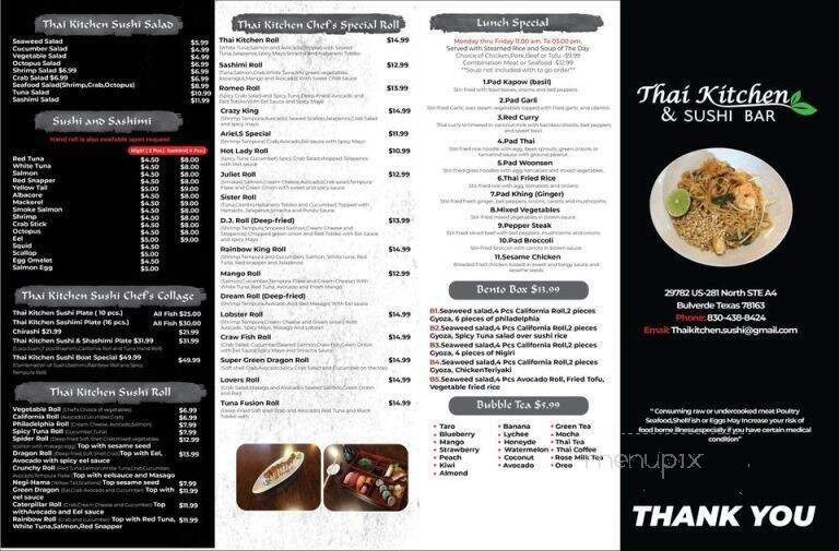 Menu page 2