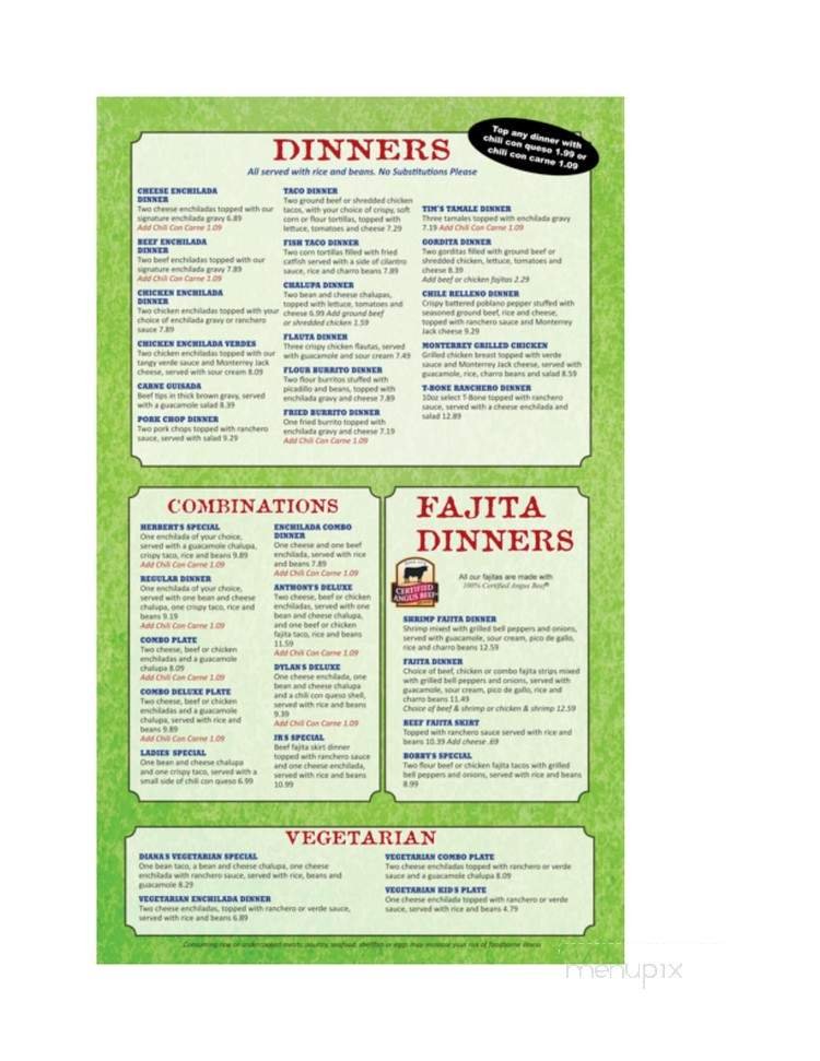Menu page 2