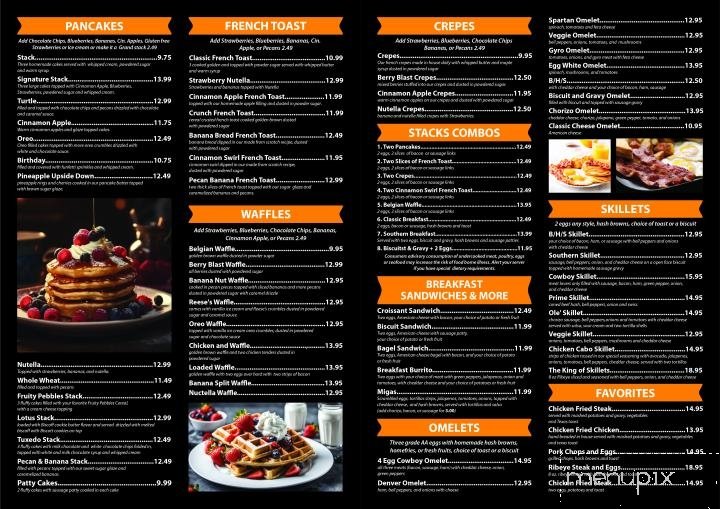 Menu page 2