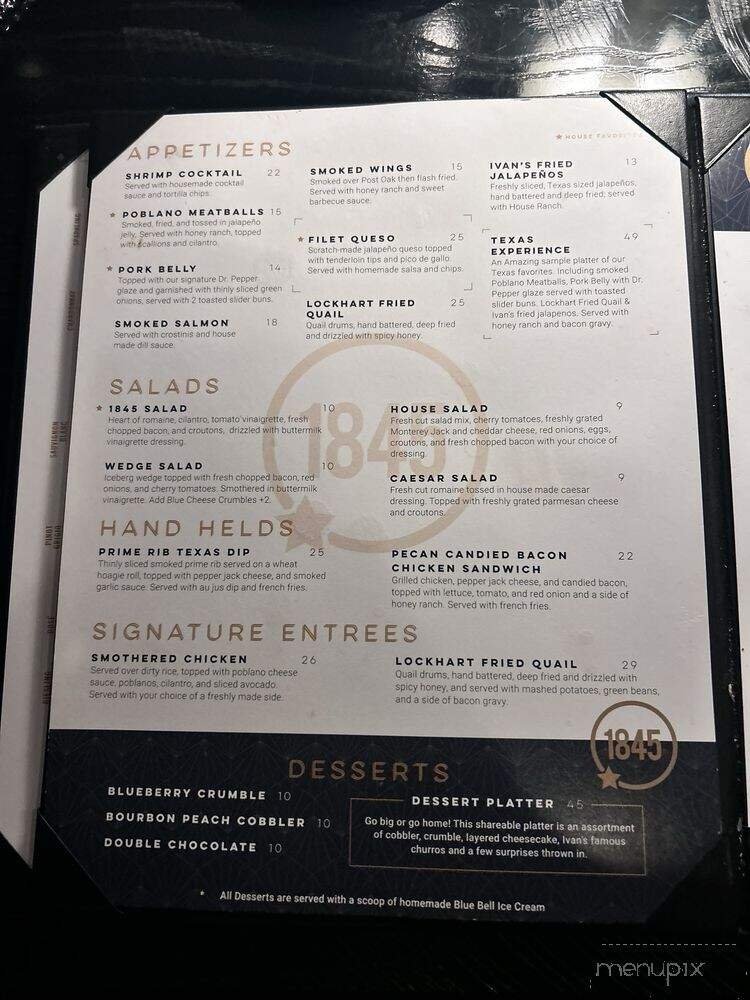 Menu page 1