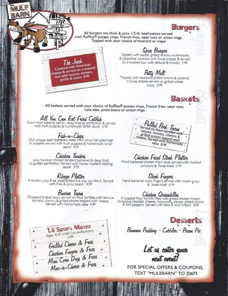 Menu page 2