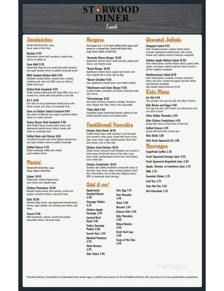 Menu page 2