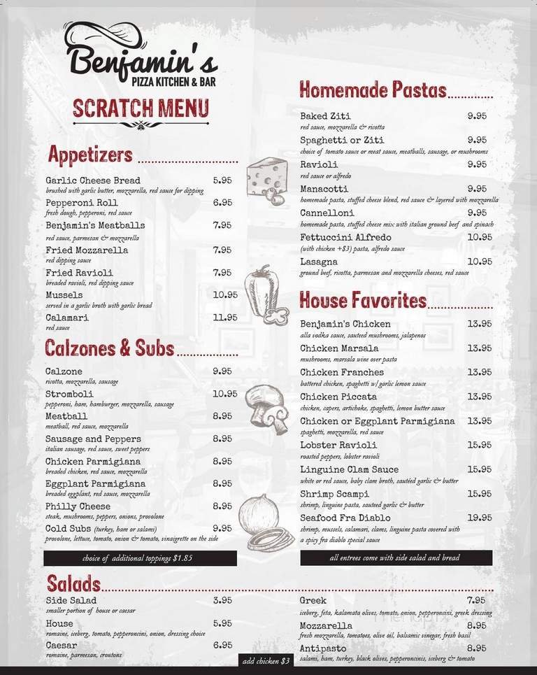 Menu page 1