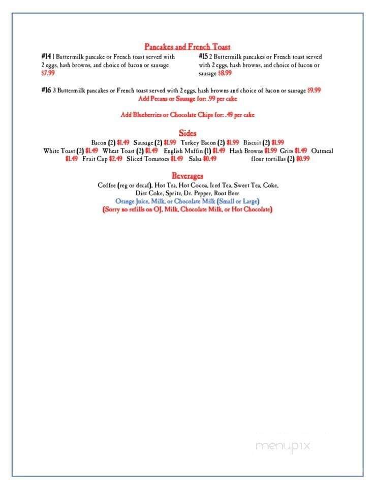 Menu page 2