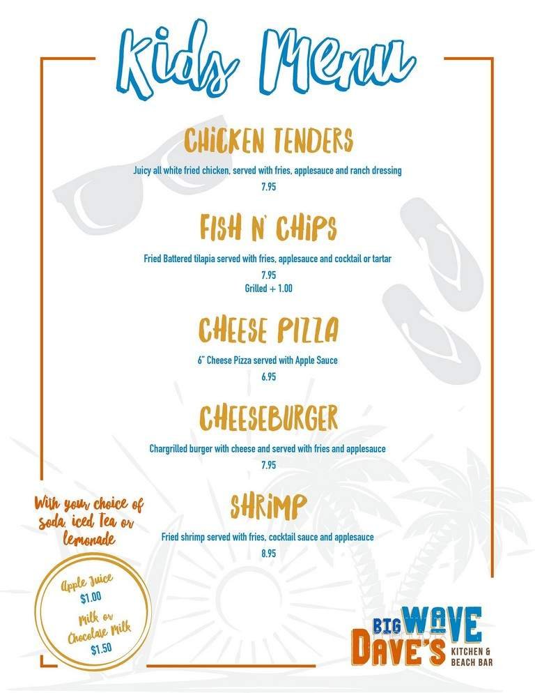 Menu page 2