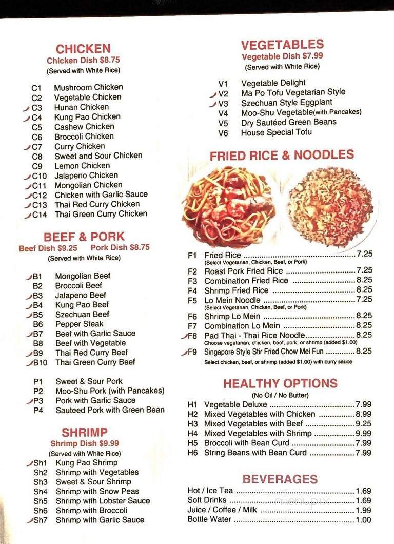 Menu page 2