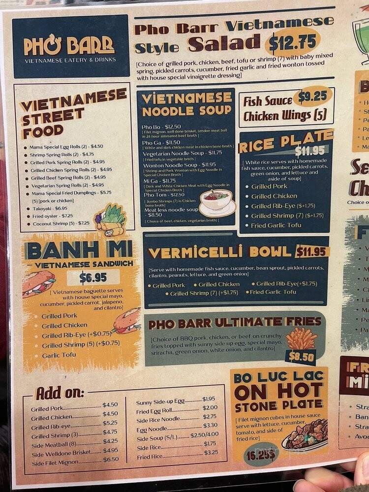 Menu page 1