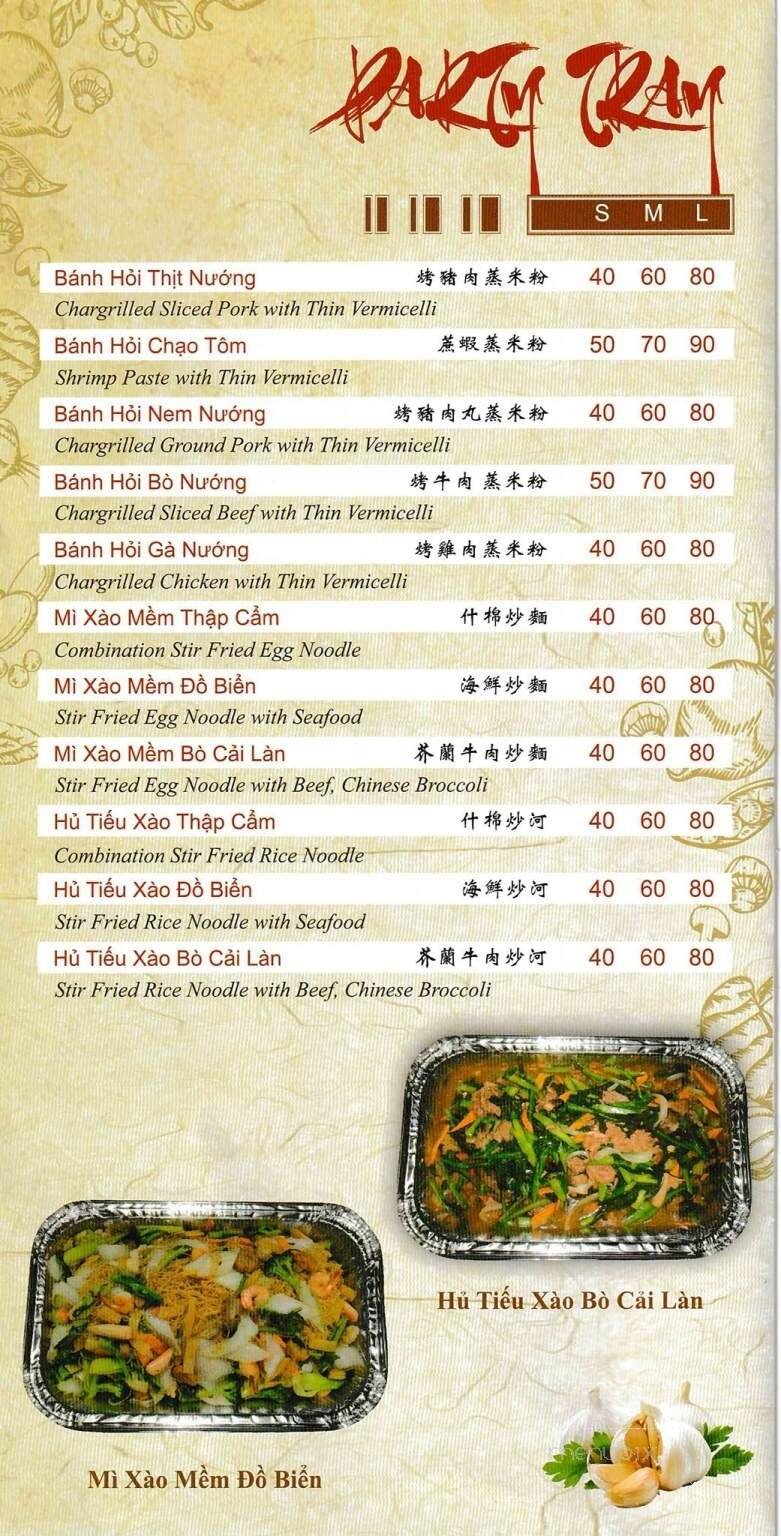 Menu page 1