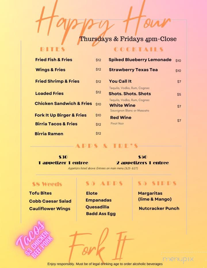 Menu page 1