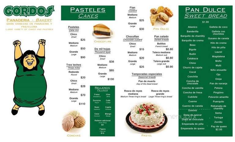 Menu page 2