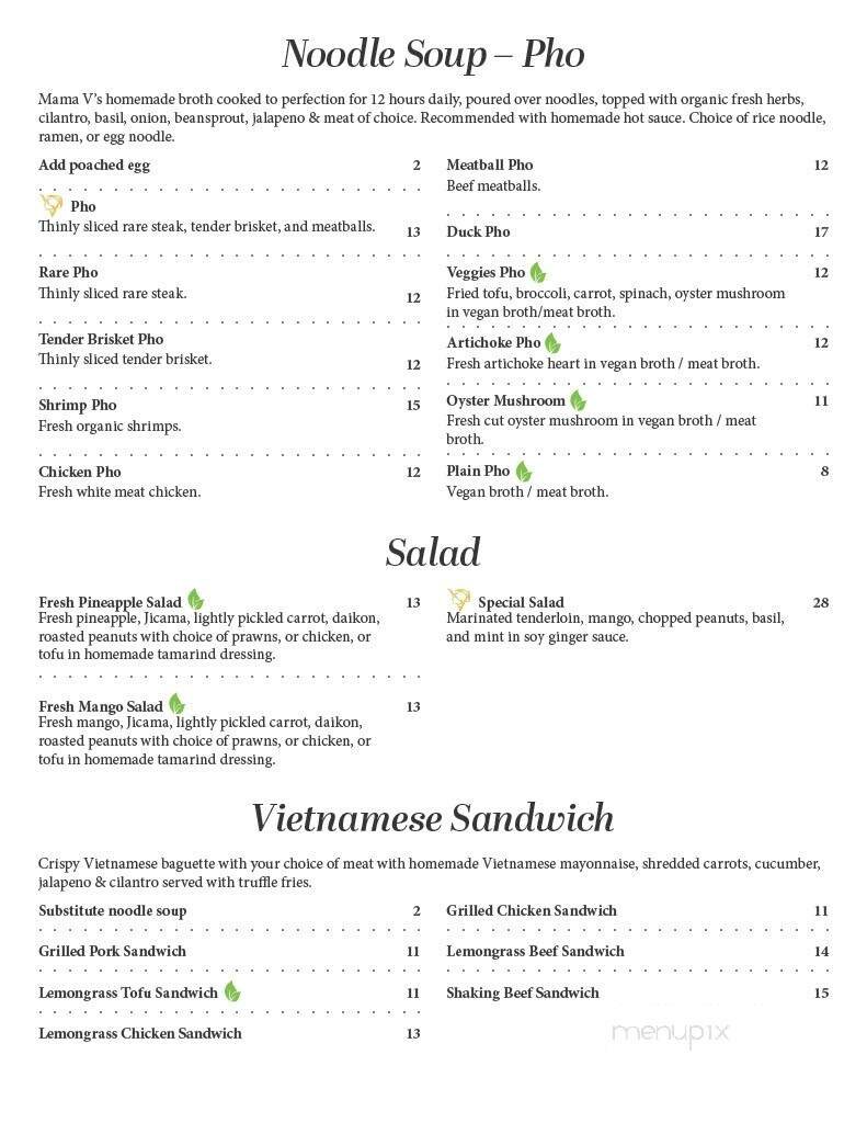 Menu page 2