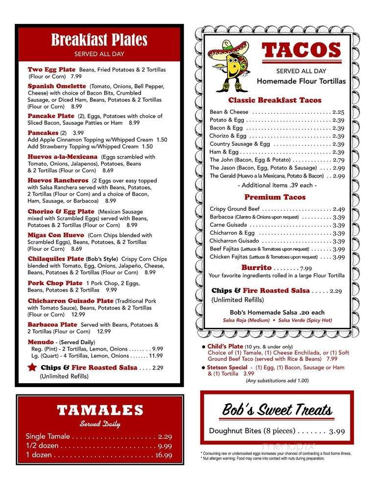 Menu page 1
