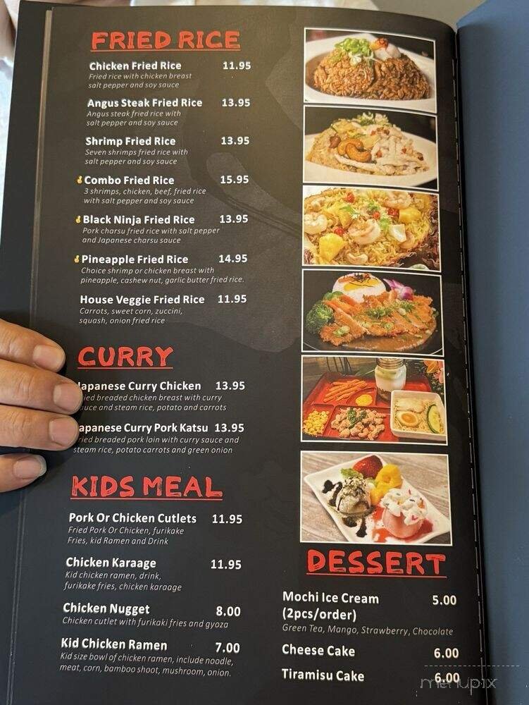 Menu page 1