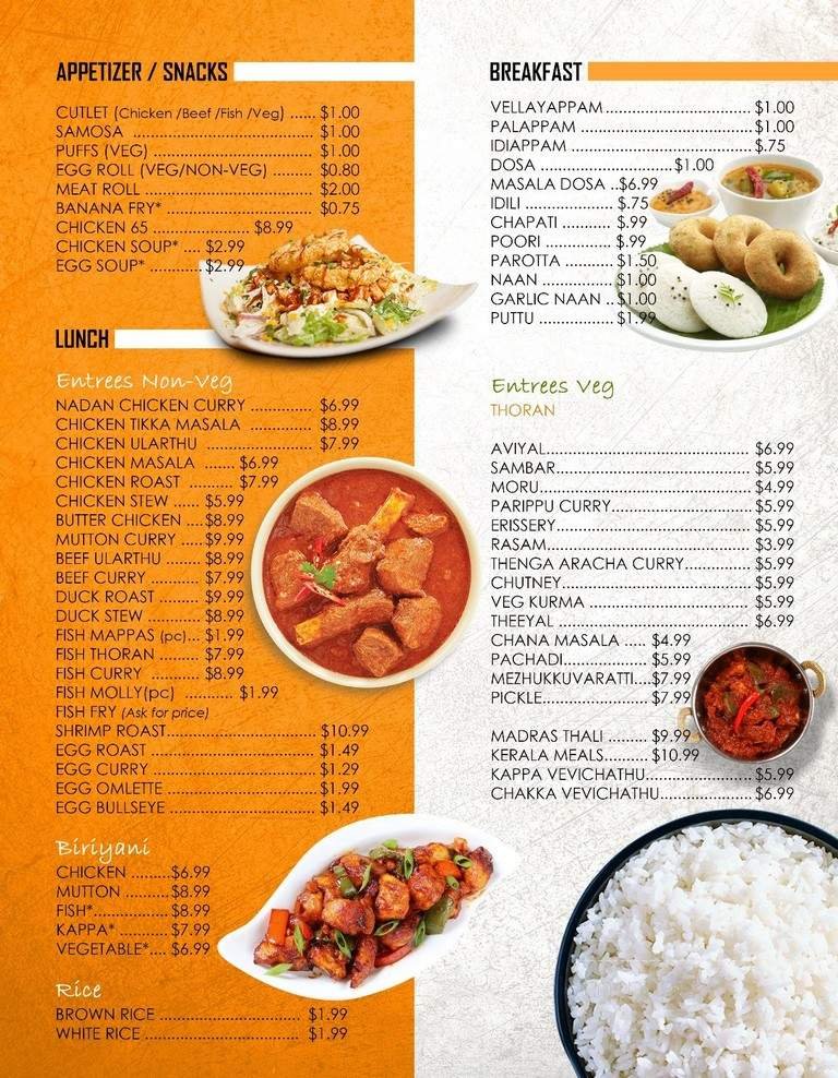 Menu page 1