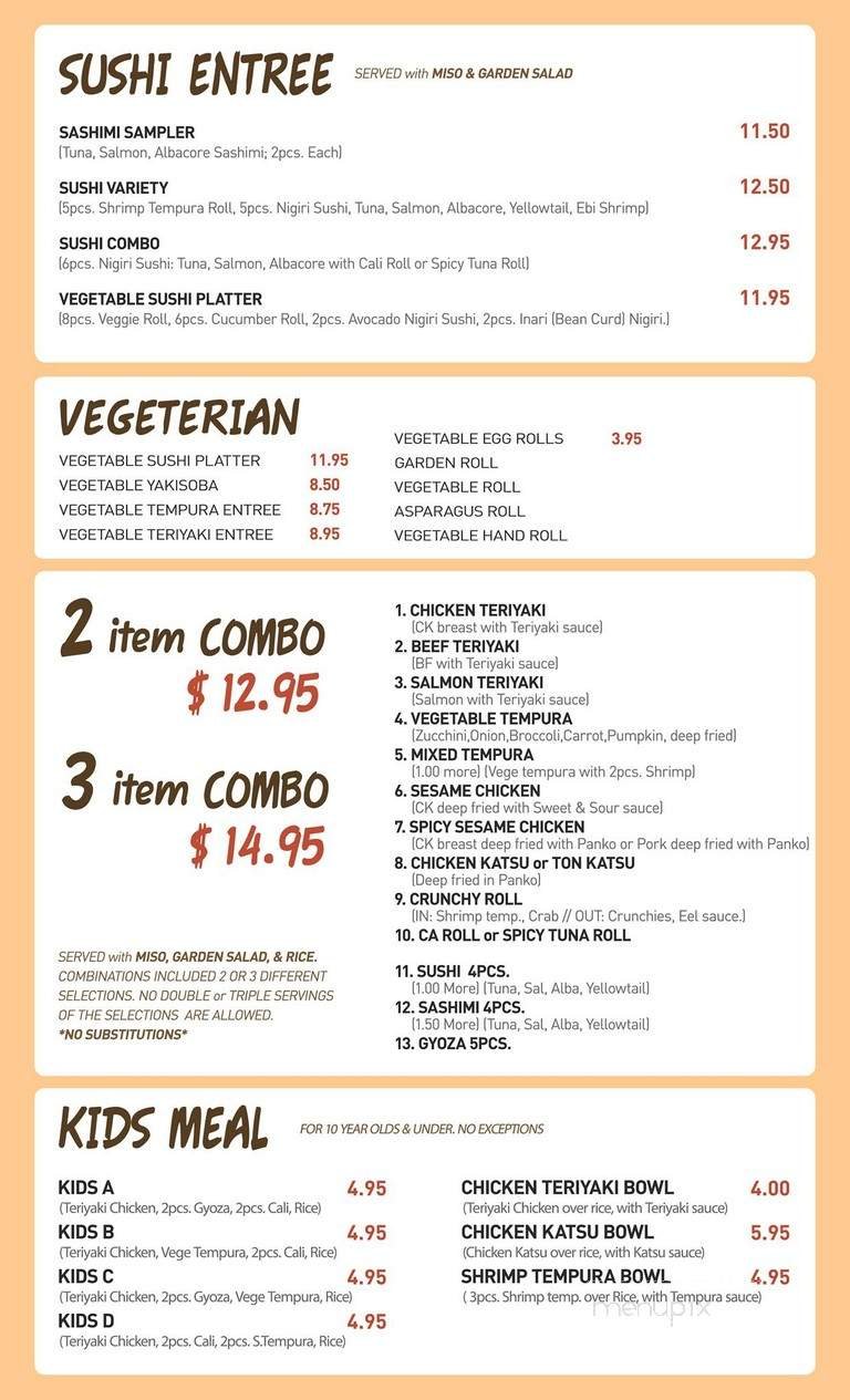 Menu page 2