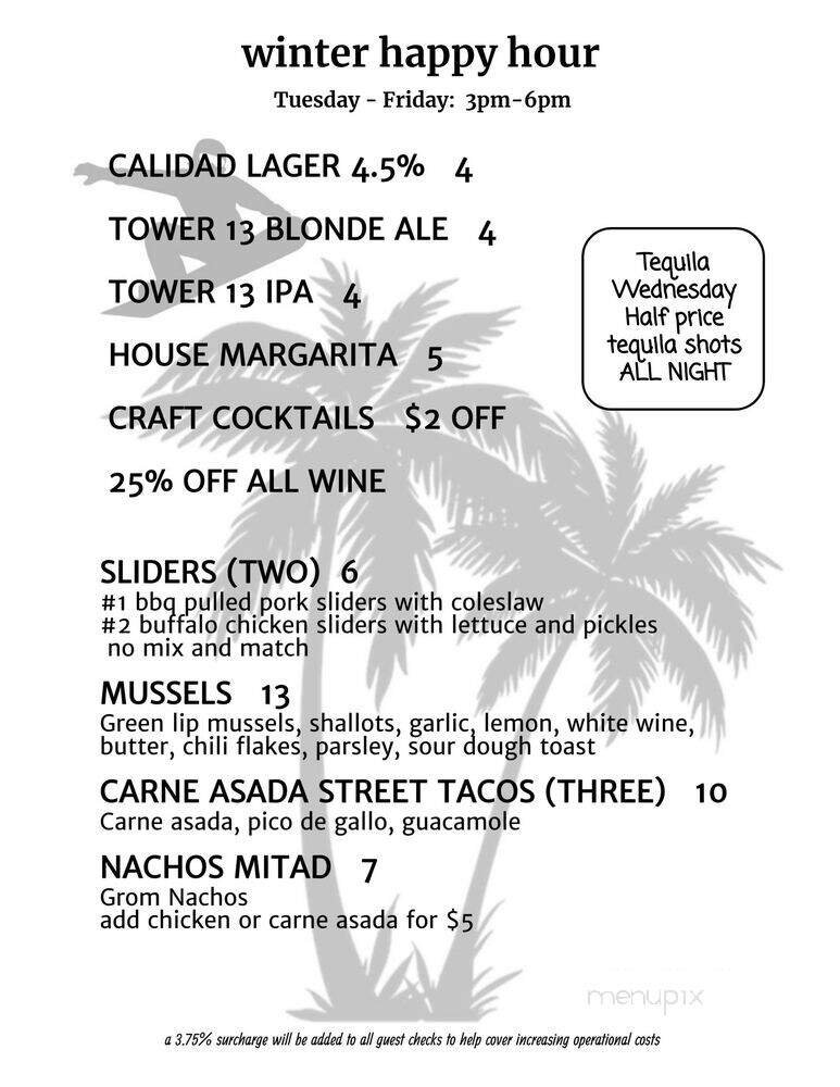 Menu page 1