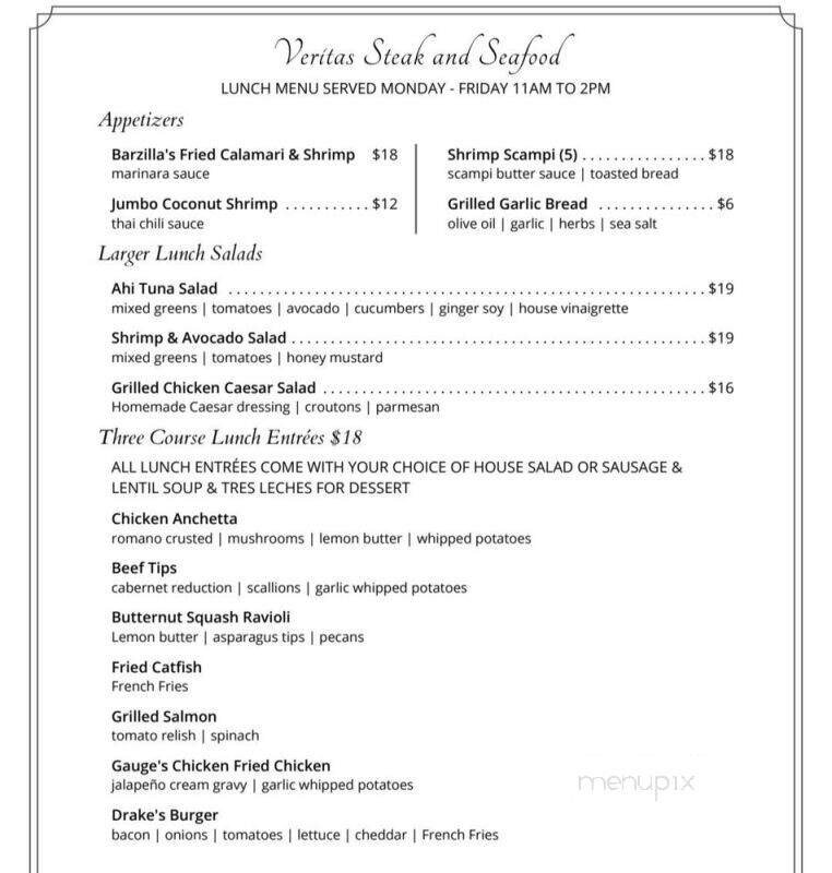 Menu page 1