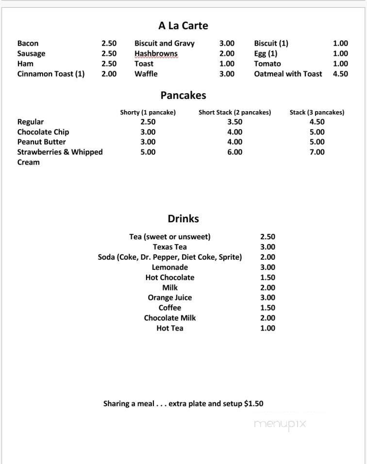 Menu page 2