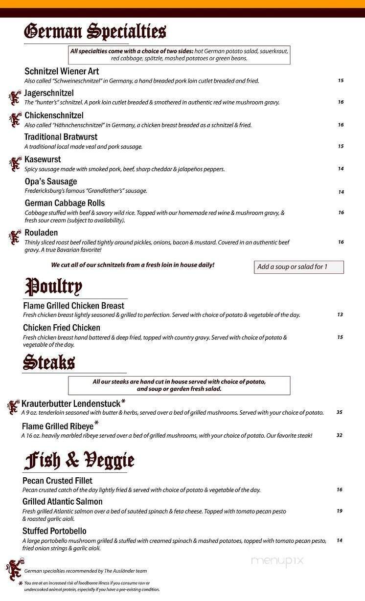 Menu page 2