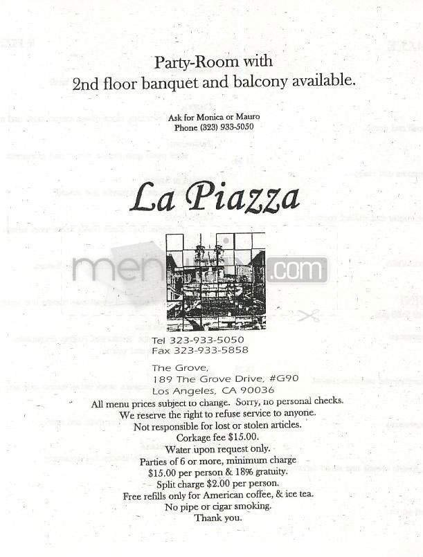 Menu page 1