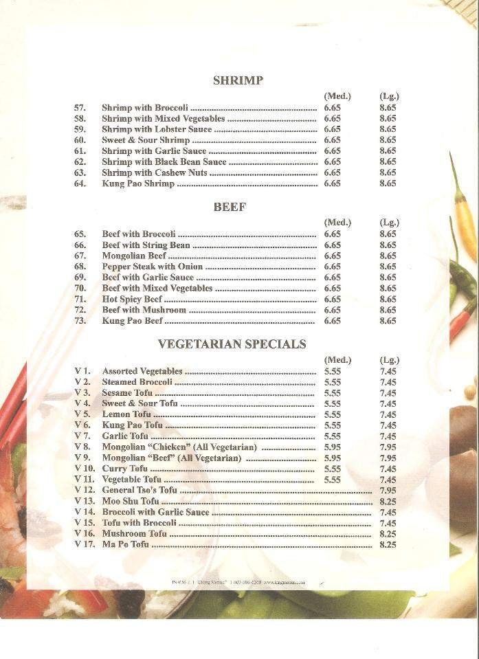 Menu page 2