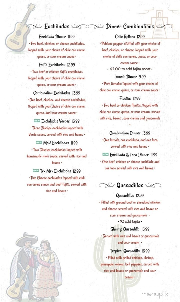 Menu page 2