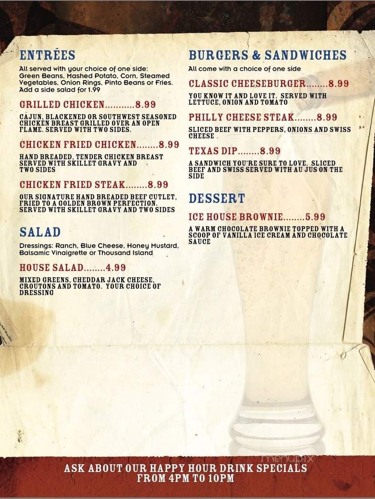 Menu page 1
