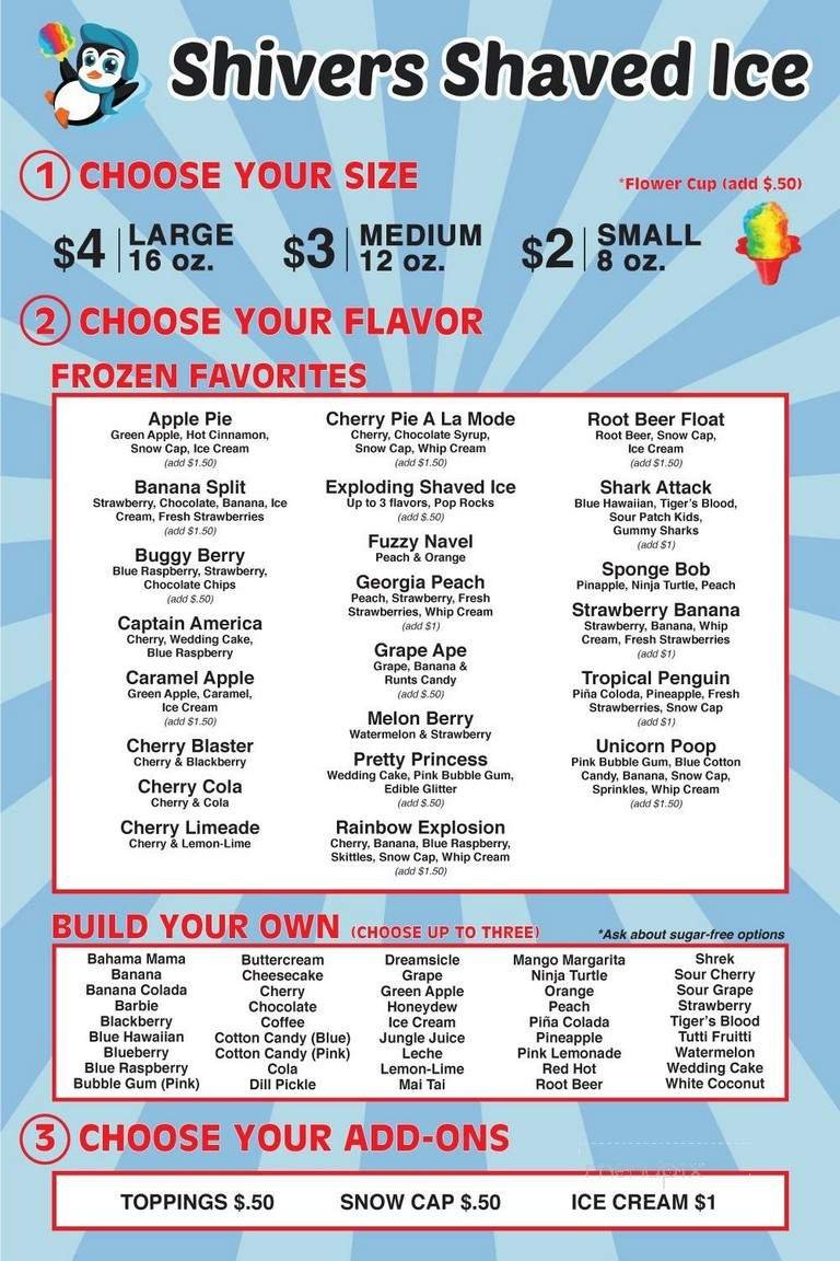 Menu page 1