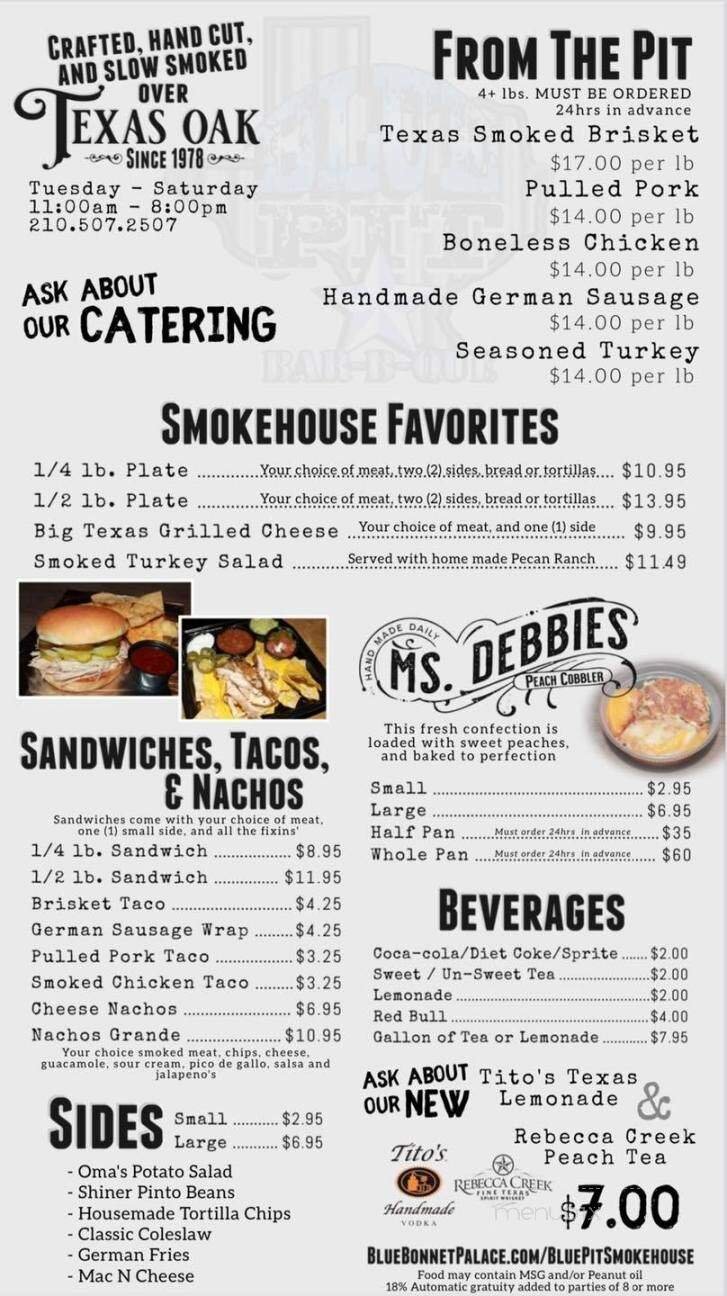 Menu page 1