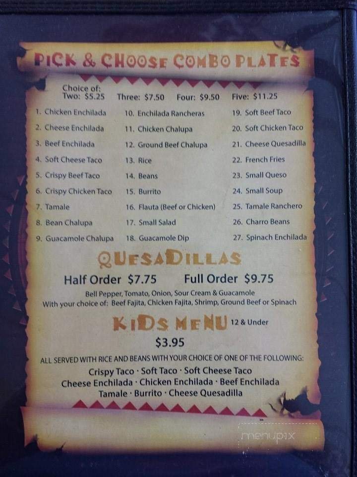 Menu page 2