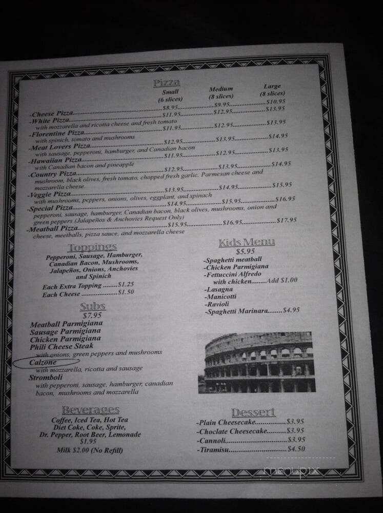 Menu page 2