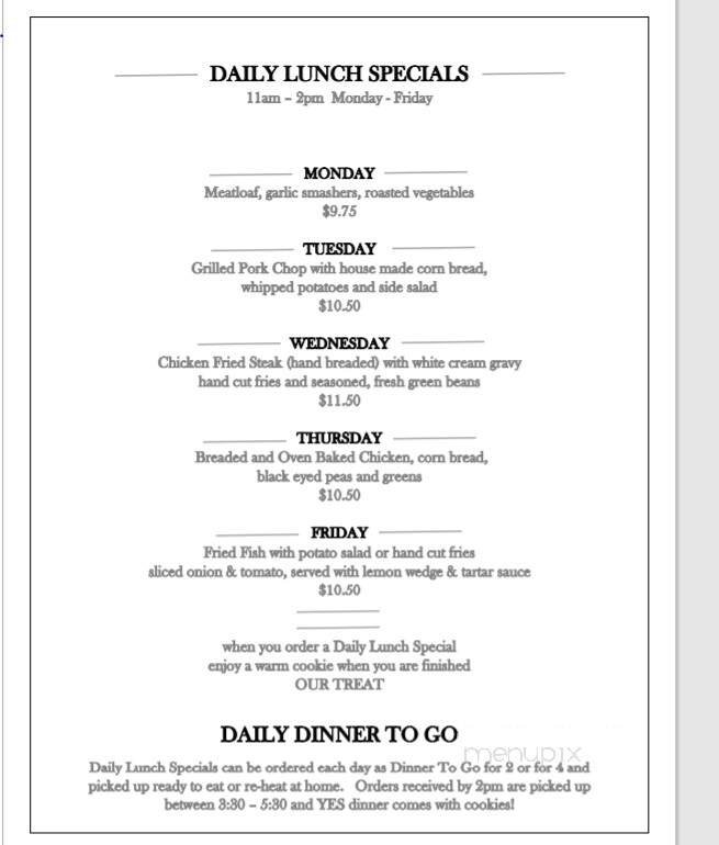 Menu page 2