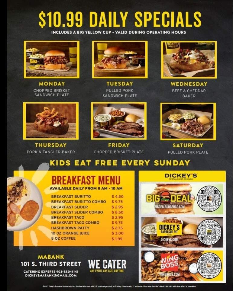 Menu page 2