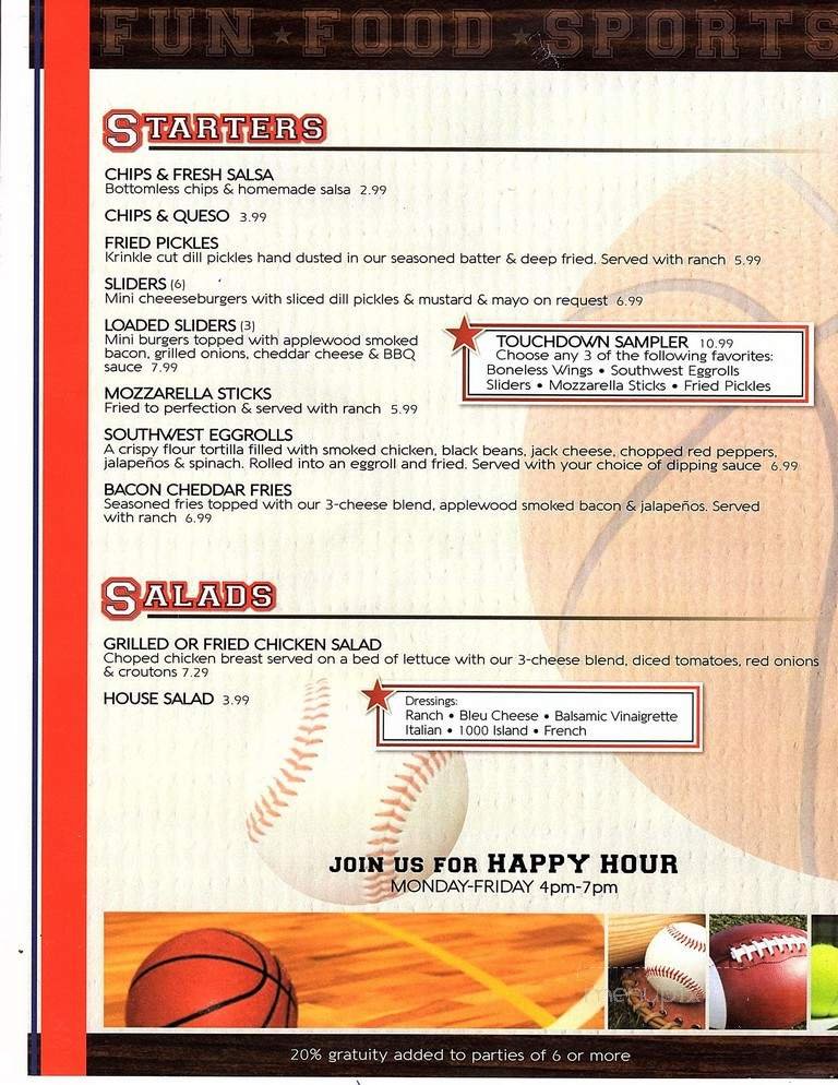 Menu page 2