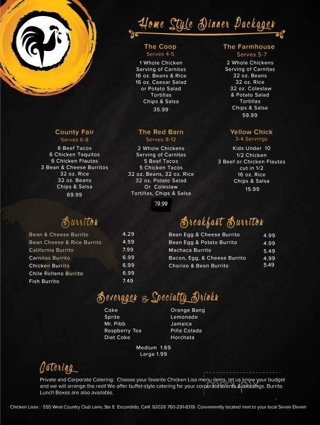 Menu page 2