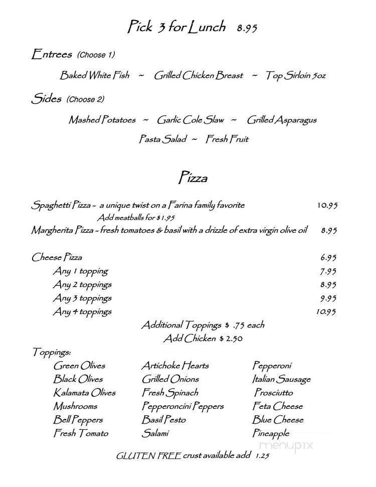 Menu page 2
