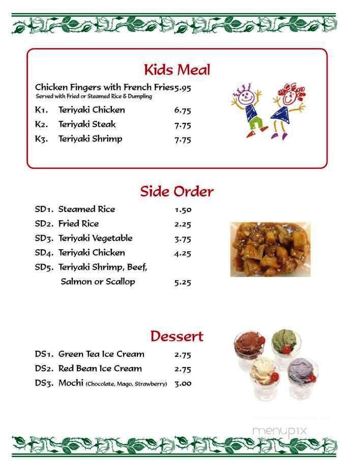 Menu page 6